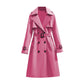 Klassieke Dubbelrijige Trenchcoat met Tailleceintuur