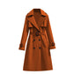 Klassieke Dubbelrijige Trenchcoat met Tailleceintuur