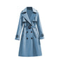 Klassieke Dubbelrijige Trenchcoat met Tailleceintuur