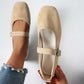 Luipaard Mary Jane Ballerina's met Gesp