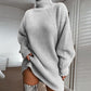 Elegante Gebreide Jurk met Col