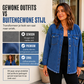 Oversized Denim Overhemd met Ruwe Zoom