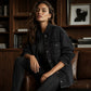 Oversized Denim Overhemd met Ruwe Zoom