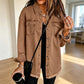 Oversized Denim Overhemd met Ruwe Zoom