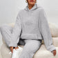 Zachte Teddy Lounge Set met Capuchon en Relaxte Broek