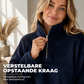 Ultrazachte Fleece Trui met Halve Rits