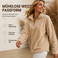 Ultrazachte Fleece Trui met Halve Rits