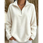 Ultrazachte Fleece Trui met Halve Rits
