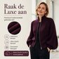 Gebreid Vest met Ballonmouwen en Ritssluiting