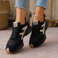 Lichtgewicht Retro Sneakers met Ademend Mesh