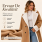 Elegante Lange Jas met Teddyvoering