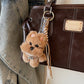 Vintage Schoudertas met Dubbele Handgrepen