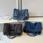 Denim Schoudertas met Kettingriem