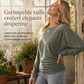 Geribde Gebreide Trui met Gerimpelde Taille