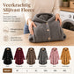 Pluchen Fleece Jas met Capuchon en Knoopsluiting