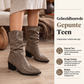 Slouchy Enkellaarzen met Blokhak