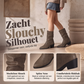Slouchy Enkellaarzen met Blokhak