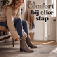 Slouchy Enkellaarzen met Blokhak