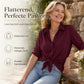 Elegante Blouse met Stippenprint