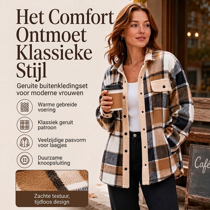 Zachte Geruite Teddyjas met Knoopsluiting