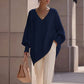 Oversized Gebreide Trui met V-Hals
