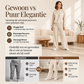 Dames rondehals sweatshirt en joggingbroek set