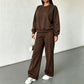 Dames rondehals sweatshirt en joggingbroek set
