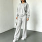 Dames rondehals sweatshirt en joggingbroek set