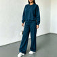 Dames rondehals sweatshirt en joggingbroek set