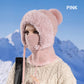 3-in-1 wintermuts met gezichtsbescherming en nekwarmer