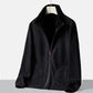 Zacht Fleece Vest met Opstaande Kraag en Ritssluiting