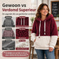 Zachte Teddy Hoodie met Kangoeroezak en Contrastdetails