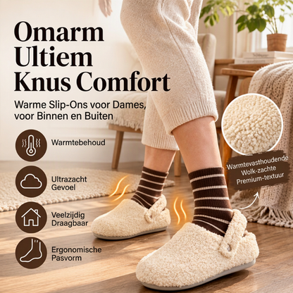 Warme Teddy Pantoffels met Zachte Voering en Comfortabele Pasvorm