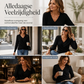 Elegante Wikkeltrui met V-Hals en Geribde Textuur