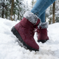 Warme Winterlaarzen met Bontvoering en Vetersluiting