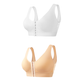 Draadloze comfort bh met voorsluiting en brede schouderbanden