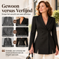 Getailleerde blazer met dubbele knoopsluiting voor dames