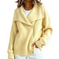 Chique damesvest met asymmetrische rits