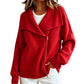 Chique damesvest met asymmetrische rits