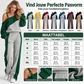 Casual Tweedelige Dames Set met Colorblock Sweater en Wijde Pantalon