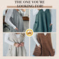 Oversized Gebreid Trui-Vest met V-Hals en Zijzakken