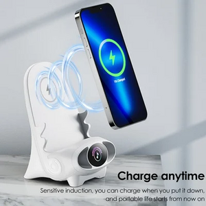 Mini szék vezeték nélküli gyors töltő multifunkcionális telefon tartója