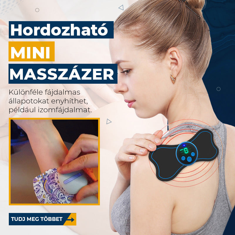 Hordozható mini masszírozó