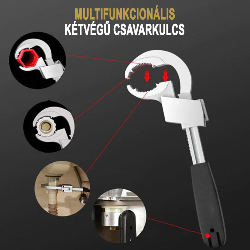 Univerzális állítható kétvégű csavarkulcs