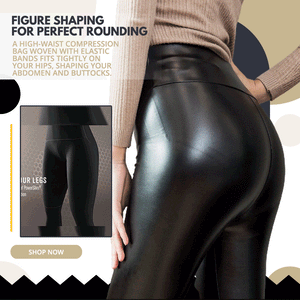 PU bőr leggings