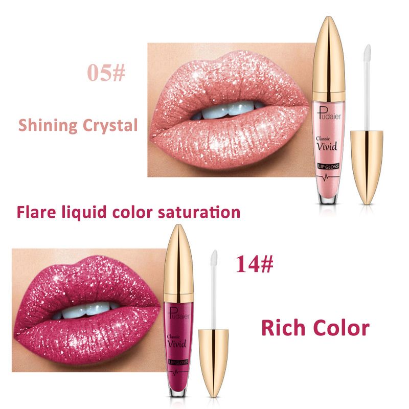 Diamond Lip Gloss Matte To Glitter folyékony rúzs vízálló