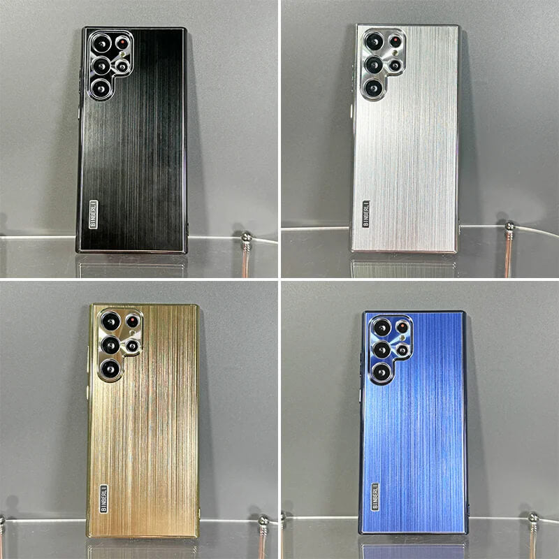 Új luxus PET csiszolt teljes védő tok Samsung Galaxy számára