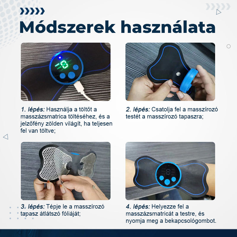 Hordozható mini masszírozó