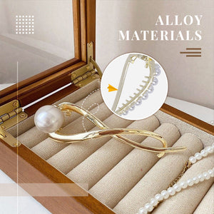 Íves gyöngy hajtűk - 9 stílus, elegáns és divatos