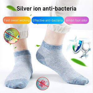 Férfi lélegző antibakteriális dezodoráló zokni